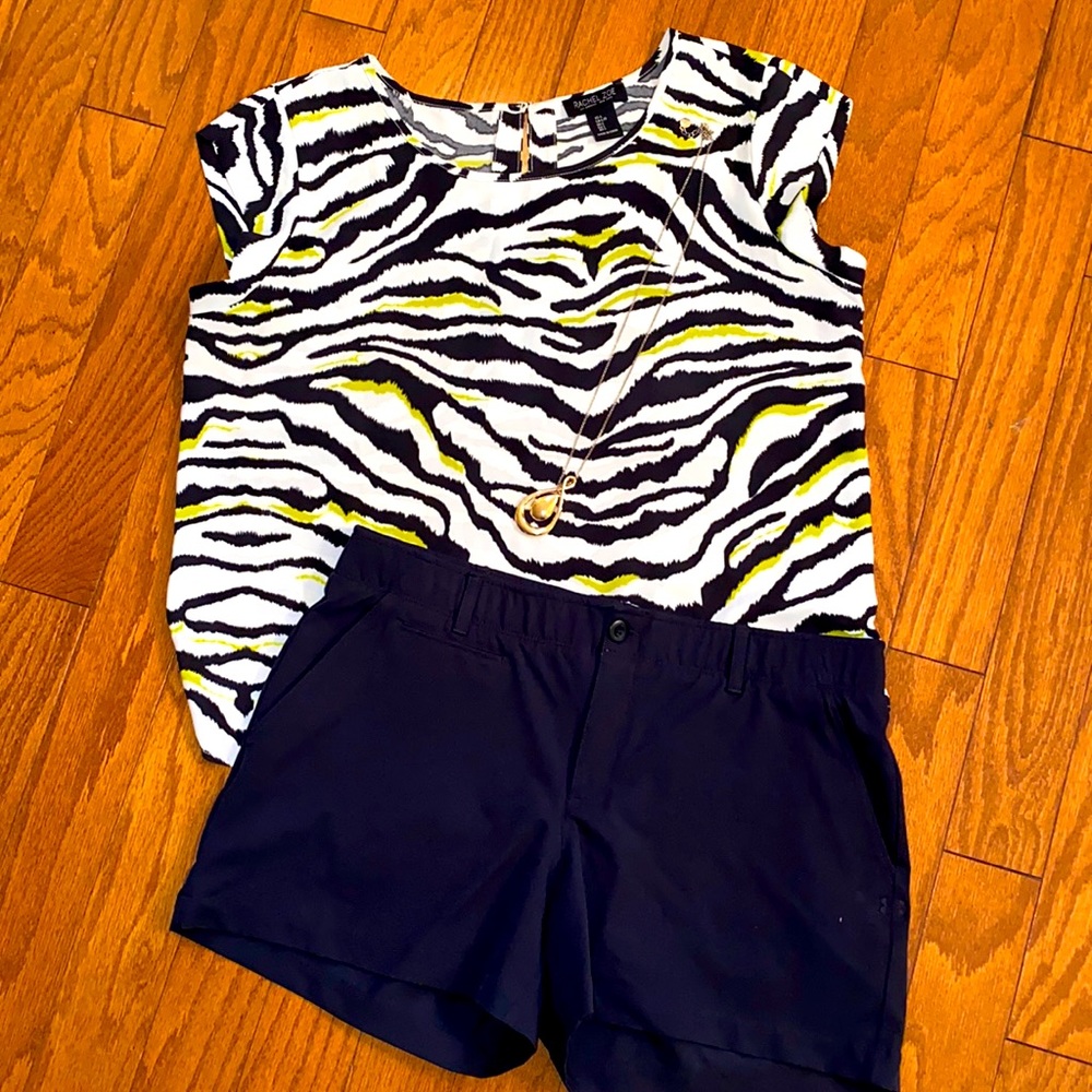 Women’s Rachel Zoe Animal Print Zebra Top